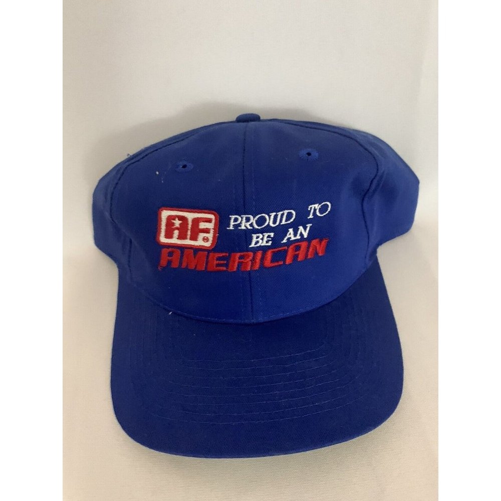 AF Proud To Be An American Snapback Adjustable Ball Cap Hat Vintage